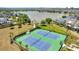 Two well-maintained tennis courts for residents' enjoyment at 9121 Laureate Blvd, Orlando, FL 32827