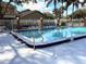 Community swimming pool with lounge chairs at 12107 Bruceton Way # 102, Orlando, FL 32828