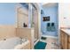 Bathroom features a separate shower and tub, offering flexible bathing options at 1211 Stonecutter Dr # 206, Celebration, FL 34747