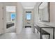 Bright and spacious entryway with a view to a bedroom at 1542 Wax Myrtle Way, Haines City, FL 33844