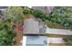 House and yard viewed from above at 2705 Grantham Ct, Orlando, FL 32835