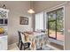 Cozy kitchen dining area with table and access to backyard at 2705 Grantham Ct, Orlando, FL 32835