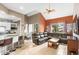 Open floor plan combining kitchen, Gathering and dining areas at 2705 Grantham Ct, Orlando, FL 32835