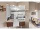 Breakfast bar with granite countertop and modern kitchen view at 2705 Grantham Ct, Orlando, FL 32835