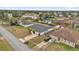 Aerial view showcasing home's curb appeal and neighborhood at 2841 Derby Dr, Deltona, FL 32738