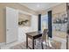Home office with built-in shelving and large mirror at 5599 Sw 92Nd Avenue Rd, Ocala, FL 34481