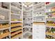 Well-organized pantry with custom shelving for efficient food storage at 5599 Sw 92Nd Avenue Rd, Ocala, FL 34481