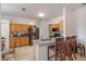 Kitchen with wooden cabinets, stainless steel appliances at 63 York Ct, Kissimmee, FL 34758