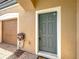 Front door of the townhome with keyless entry at 812 Park Grove Ct, Orlando, FL 32828