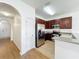 Modern kitchen with stainless steel appliances and ample cabinet space at 812 Park Grove Ct, Orlando, FL 32828
