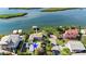 Waterfront property view with nearby homes at 830 Garfish Ave, New Smyrna Beach, FL 32169