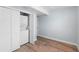 Laundry closet with stackable washer and dryer at 830 Garfish Ave, New Smyrna Beach, FL 32169