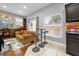 Kitchen with breakfast bar and view into Gathering room at 8567 Baywood Vista Dr, Orlando, FL 32810