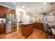 Modern kitchen with stainless steel appliances and large island at 863 Strathmore Dr, Orlando, FL 32803