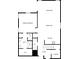 Single story floor plan featuring primary bedroom, living room, kitchen, and laundry at 1162 Atlantic Ave, Fruitland Park, FL 34731