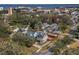 Newly renovated house aerial view, showcasing the property and surrounding neighborhood at 219 Laurel Ave, Sanford, FL 32771