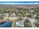 Wide shot of houses and a lake at 278 Eaglet Way, Lake Mary, FL 32746