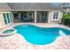 Gorgeous pool and spa with a brick paved patio, perfect for outdoor entertainment and relaxation at 278 Eaglet Way, Lake Mary, FL 32746