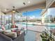 Spacious screened lanai with pool and patio views at 278 Eaglet Way, Lake Mary, FL 32746