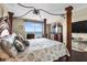 Bedroom with ocean view and large bed at 2901 S Atlantic Ave # 702, Daytona Beach, FL 32118