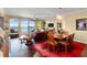 Elegant dining room with ocean view and hardwood floors at 2901 S Atlantic Ave # 702, Daytona Beach, FL 32118