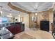 Open kitchen with breakfast bar, offering ocean views at 2901 S Atlantic Ave # 702, Daytona Beach, FL 32118