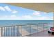 Stunning ocean view from private balcony; perfect for relaxing and enjoying the coastal breeze at 2901 S Atlantic Ave # 702, Daytona Beach, FL 32118