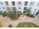 Community courtyard with fountain and walking path at 300 E South St # 3015, Orlando, FL 32801