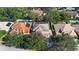 Three homes with tile roofs, pools, and screened enclosures at 346 Calliope St, Ocoee, FL 34761