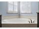 Corner soaking tub with designer tile and large window at 346 Calliope St, Ocoee, FL 34761