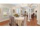 Formal dining room with hardwood floors and a beige table setting at 346 Calliope St, Ocoee, FL 34761
