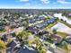 Aerial view of neighborhood by a lake at 388 Westwind Ct, Lake Mary, FL 32746