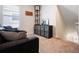 Cozy loft area with seating and storage at 4567 Tribute Trl, Kissimmee, FL 34746
