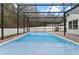 Relaxing screened pool with gray pavers and a spacious deck at 4800 Pierce Arrow Dr, Apopka, FL 32712