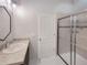 Modern bathroom with updated vanity, walk-in shower, and stylish fixtures at 510 Rainbow Springs Loop, Groveland, FL 34736