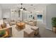 Bright living room features neutral colored furniture and a cozy atmosphere at 5803 Sw 107Th St, Ocala, FL 34476