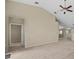 Large living room area with neutral walls, a ceiling fan, and an open floor plan at 8307 Fontera Dr, Davenport, FL 33896