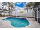 Inviting screened pool with ample deck space at 245 Heronwood Cir, Deltona, FL 32725