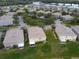 Aerial neighborhood view of homes and tree-lined streets in a Gathering-friendly community at 1604 Scarlet Oak Loop # B, Winter Garden, FL 34787