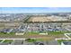 Aerial view of a suburban neighborhood with solar-powered homes at 309 Citrus Isle Loop, Davenport, FL 33837