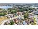 Aerial view highlighting a house's location in a quiet residential neighborhood at 3131 Ash Park Loop, Winter Park, FL 32792