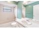 Clean bathroom with a bathtub, shower, and single sink vanity at 3131 Ash Park Loop, Winter Park, FL 32792