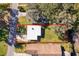 Aerial perspective of the home's lot and landscape at 5416 Parkway Dr, Belle Isle, FL 32809