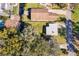 Overhead view of the house and surrounding area at 5416 Parkway Dr, Belle Isle, FL 32809