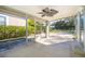 Covered patio with ceiling fan, great for relaxing outdoors at 5416 Parkway Dr, Belle Isle, FL 32809