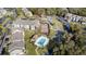 Aerial view of apartment community with pool and tennis court at 731 Sugar Bay Way # 103, Lake Mary, FL 32746