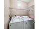 Laundry closet with washer and dryer at 731 Sugar Bay Way # 103, Lake Mary, FL 32746