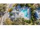 Aerial view of community pool and surrounding area at 731 Sugar Bay Way # 103, Lake Mary, FL 32746