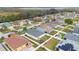 Aerial view showing a house and surrounding neighborhood at 1122 Hacienda Cir, Kissimmee, FL 34741