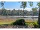 Relaxing rope swing hangs from a tree overlooking serene lake view at 1254 Seminola Blvd, Casselberry, FL 32707